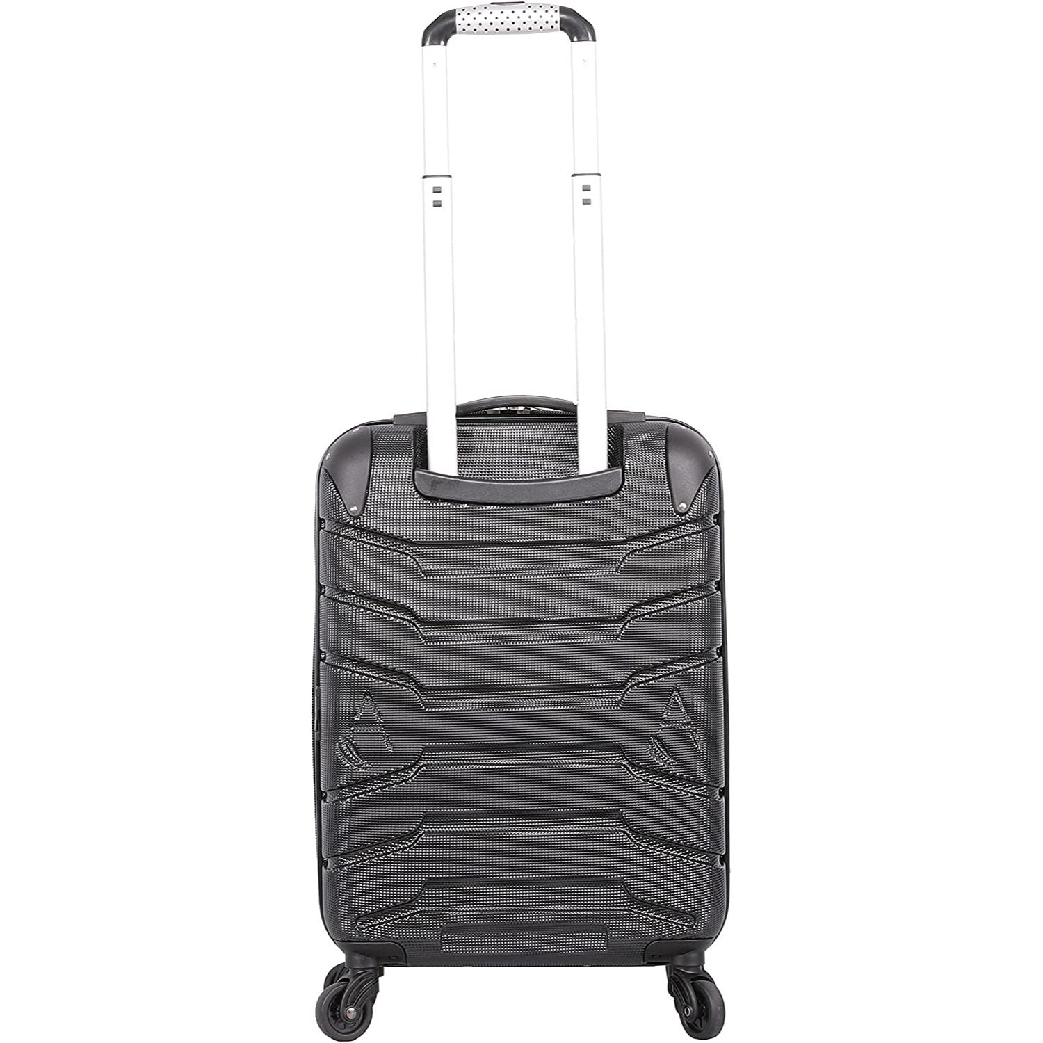 Aerolite Lightweight 4 Wheel ABS Hard Shell Travel Spinner Luggage Suitcases With Inbuilt Luggage Scale (25" & 29"), 3-Digit Combination Barrel Padlock, 5 Year Warranty (Cabin 21", Medium 25", Large 29") - Aerolite UK