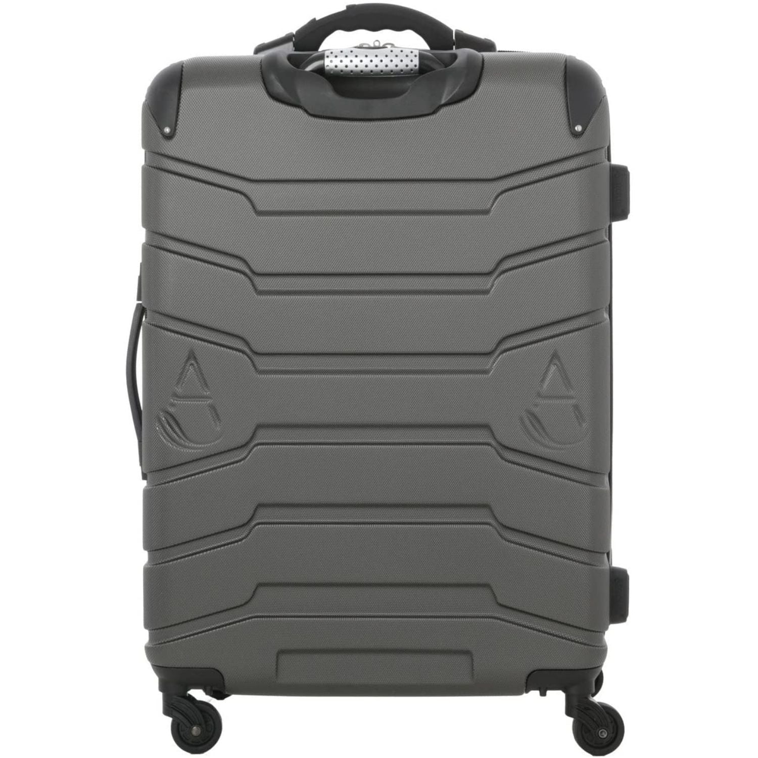 Aerolite Lightweight 4 Wheel ABS Hard Shell Spinner Luggage (21” Cabin , 25” Medium Hold, 29” Large Hold) With inbuilt USB Port (21"), Inbuilt Luggage Scale (25" & 29"), Charcoal