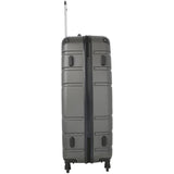 Aerolite Lightweight 4 Wheel ABS Hard Shell Spinner Luggage (21” Cabin , 25” Medium Hold, 29” Large Hold) With inbuilt USB Port (21"), Inbuilt Luggage Scale (25" & 29"), Charcoal