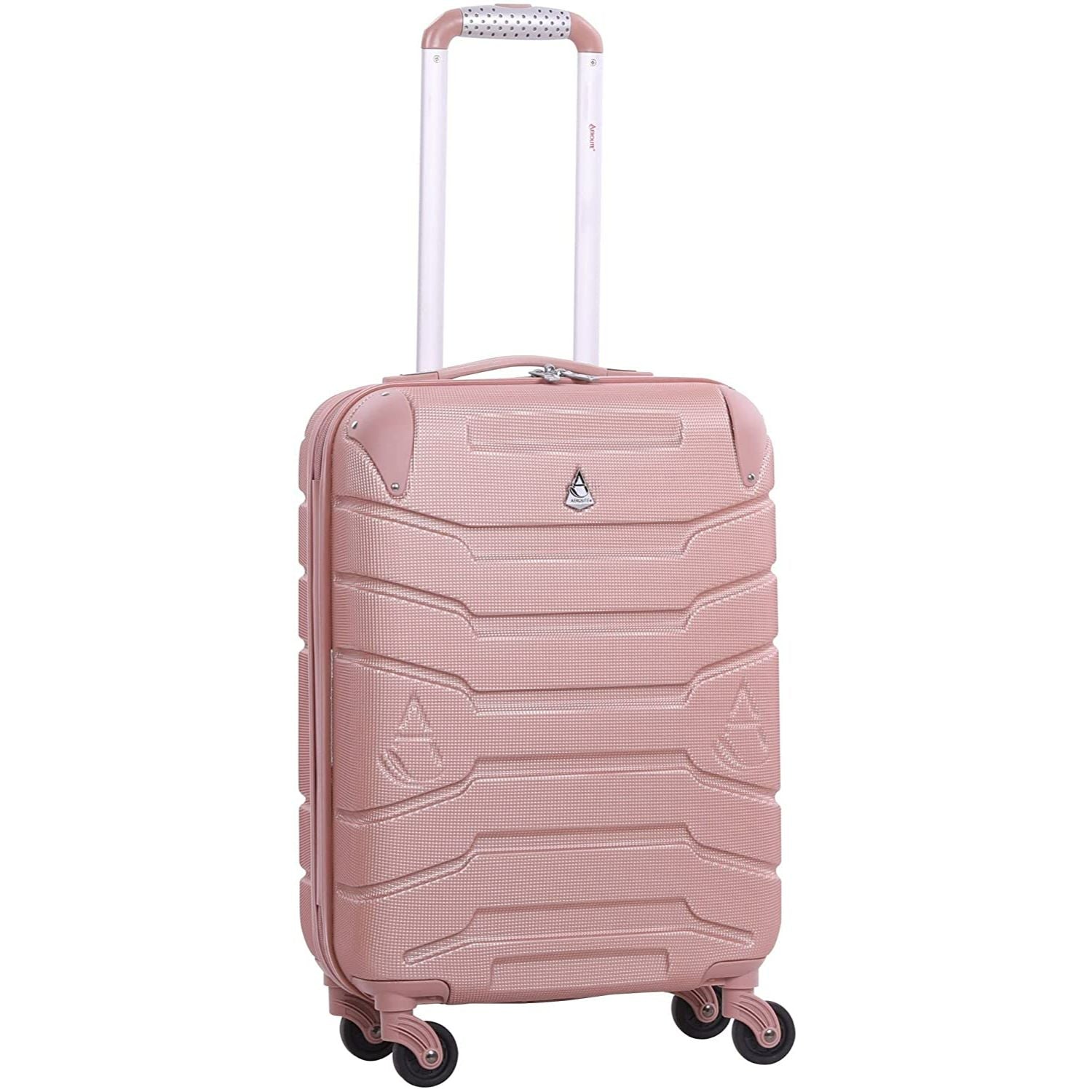 Aerolite Lightweight 4 Wheel ABS Hard Shell Travel Spinner Luggage Suitcases With Inbuilt Luggage Scale (25" & 29"), 3-Digit Combination Barrel Padlock, 5 Year Warranty (Cabin 21", Medium 25", Large 29") - Aerolite UK