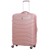 Aerolite Lightweight 4 Wheel ABS Hard Shell Travel Spinner Luggage Suitcases With Inbuilt Luggage Scale (25" & 29"), 3-Digit Combination Barrel Padlock, 5 Year Warranty (Cabin 21", Medium 25", Large 29") - Aerolite UK