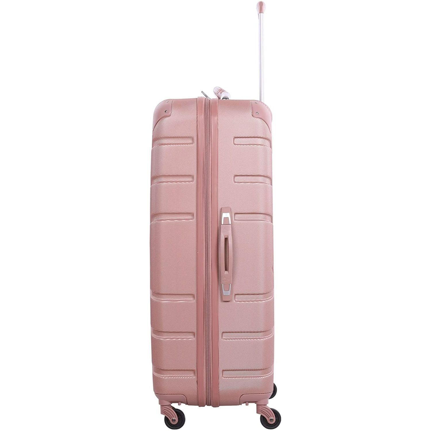 Aerolite Lightweight 4 Wheel ABS Hard Shell Travel Spinner Luggage Suitcases With Inbuilt Luggage Scale (25" & 29"), 3-Digit Combination Barrel Padlock, 5 Year Warranty (Cabin 21", Medium 25", Large 29") - Aerolite UK