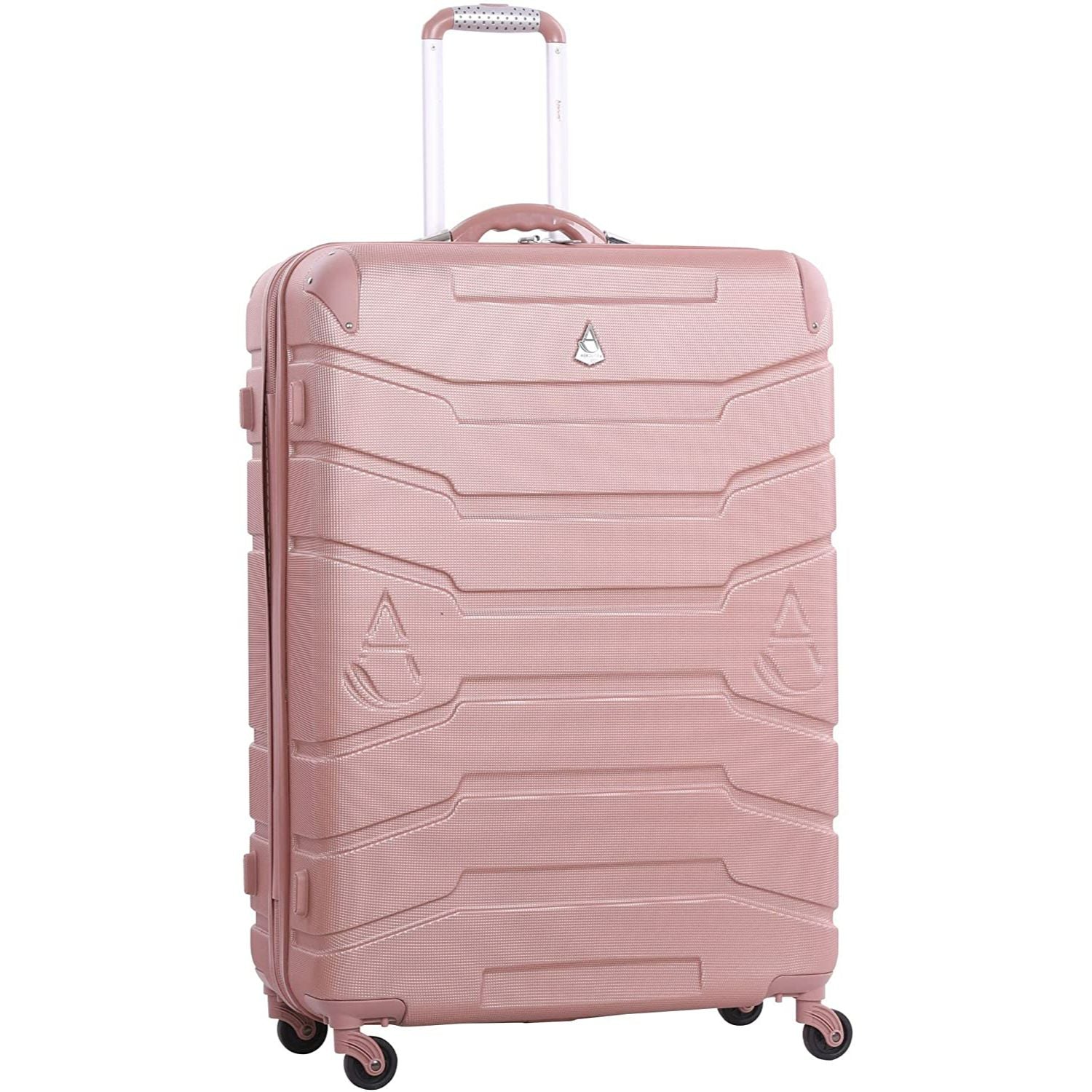 Aerolite Lightweight 4 Wheel ABS Hard Shell Travel Spinner Luggage Suitcases With Inbuilt Luggage Scale (25" & 29"), 3-Digit Combination Barrel Padlock, 5 Year Warranty (Cabin 21", Medium 25", Large 29") - Aerolite UK