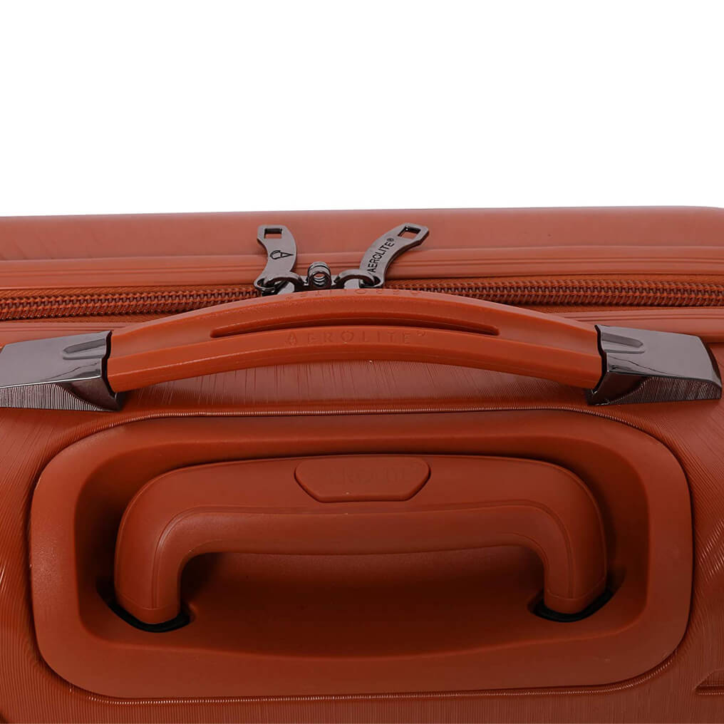 Aerolite Lightweight ABS Hard Shell 8 Wheel Complete Luggage Set (Cabin 21" + Medium 25" + Large 29"), Approved for Ryanair, easyJet, British Airways, Virgin Atlantic, Flybe and Many More
