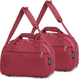 Aerolite (40x20x25cm) New 2024 Ryanair Maximum Size Holdall Cabin Luggage Under Seat Flight Bag (x2 Set) - Aerolite UK
