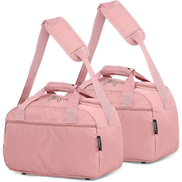 Aerolite (40x20x25cm) New 2024 Ryanair Maximum Size Holdall Cabin Luggage Under Seat Flight Bag (x2 Set) - Aerolite UK