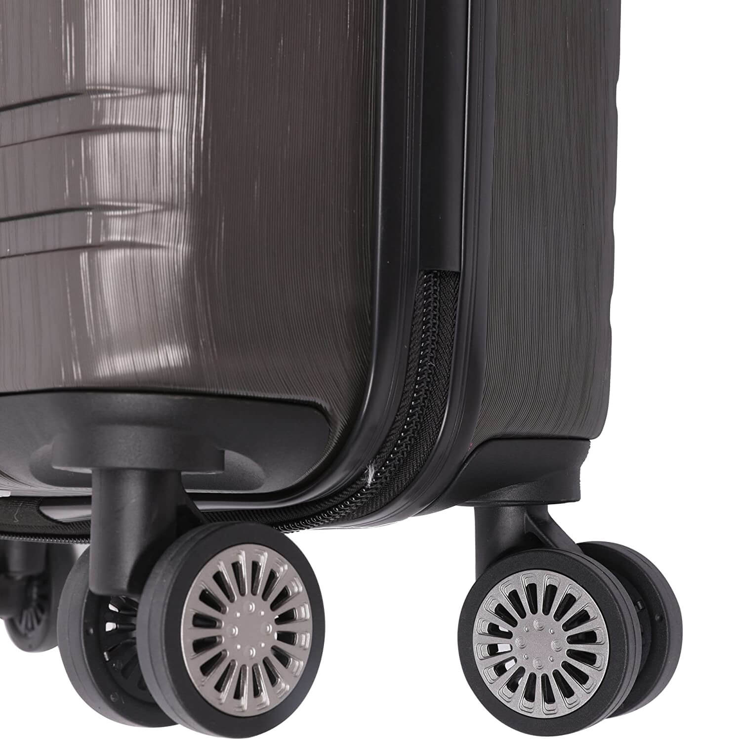 Aerolite Lightweight ABS Hard Shell 8 Wheel Complete Luggage Set (Cabin 21" + Medium 25" + Large 29"), Approved for Ryanair, easyJet, British Airways, Virgin Atlantic, Flybe and Many More