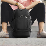 Aerolite (40x20x25cm) Backpack/Rucksack Approved for Ryanair with YKK Zippers, Built-in USB Charging Port, Black