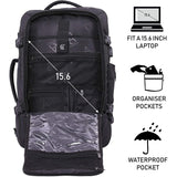 Aerolite (55x35x20cm) 3 in 1 Cabin Luggage Laptop Backpack, Approved for Ryanair, EasyJet, British Airways, Delta, Flybe, Lufthansa, Norwegian, Jet2, KLM, Wizz Air and Virgin Atlantic - Aerolite UK