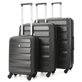 Aerolite Hard Shell 3 Piece Lightweight Suitcase Complete Luggage Set (Cabin 21