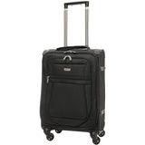 Aerolite Reinforced Super Strong and Light 4 Wheel Lightweight Cabin & Hold Check in Luggage Suitcase, Double-Tube Retractable Trolley Handle, 10 Year Guarantee