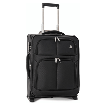 Aerolite Expandable (55x40x20cm) to (55x40x23cm) Ryanair (Priority) Maximum Allowance Lightweight Cabin Hand Luggage 2 Wheels, Approved for Ryanair Priority, Lufthansa, Turkish Airlines, and Many More - Aerolite UK