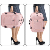 Aerolite (40x20x25cm) Backpack/Rucksack Approved for Ryanair with YKK Zippers, Built-in USB Charging Port, Black