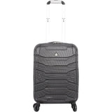 Aerolite Lightweight 4 Wheel ABS Hard Shell Spinner Luggage (21” Cabin , 25” Medium Hold, 29” Large Hold) With inbuilt USB Port (21"), Inbuilt Luggage Scale (25" & 29"), Charcoal