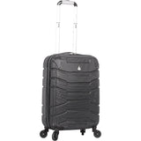 Aerolite Lightweight 4 Wheel ABS Hard Shell Spinner Luggage (21” Cabin , 25” Medium Hold, 29” Large Hold) With inbuilt USB Port (21"), Inbuilt Luggage Scale (25" & 29"), Charcoal