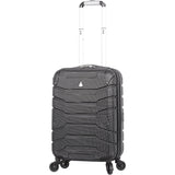 Aerolite Lightweight 4 Wheel ABS Hard Shell Spinner Luggage (21” Cabin , 25” Medium Hold, 29” Large Hold) With inbuilt USB Port (21"), Inbuilt Luggage Scale (25" & 29"), Charcoal