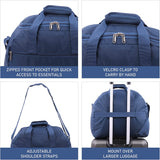Aerolite Easyjet Maximum Size (45x36x20cm) Holdall New and Improved 2025 Cabin Luggage Under Seat Flight Bag