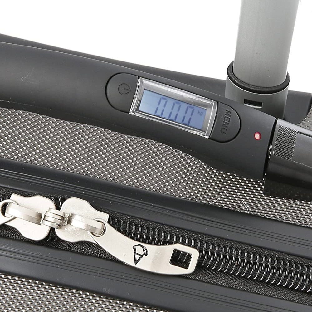 Aerolite Lightweight 4 Wheel ABS Hard Shell Travel Spinner Luggage Suitcases With Inbuilt Luggage Scale (25" & 29"), 3-Digit Combination Barrel Padlock, 5 Year Warranty (Cabin 21", Medium 25", Large 29") - Aerolite UK