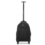 Aerolite (55x35x23cm) Executive 4 Wheel Mobile Trolley Backpack Business Hand Cabin Luggage (x2 Set)