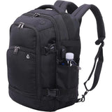 Aerolite (40x20x25cm) Backpack/Rucksack Approved for Ryanair with YKK Zippers, Built-in USB Charging Port, Black