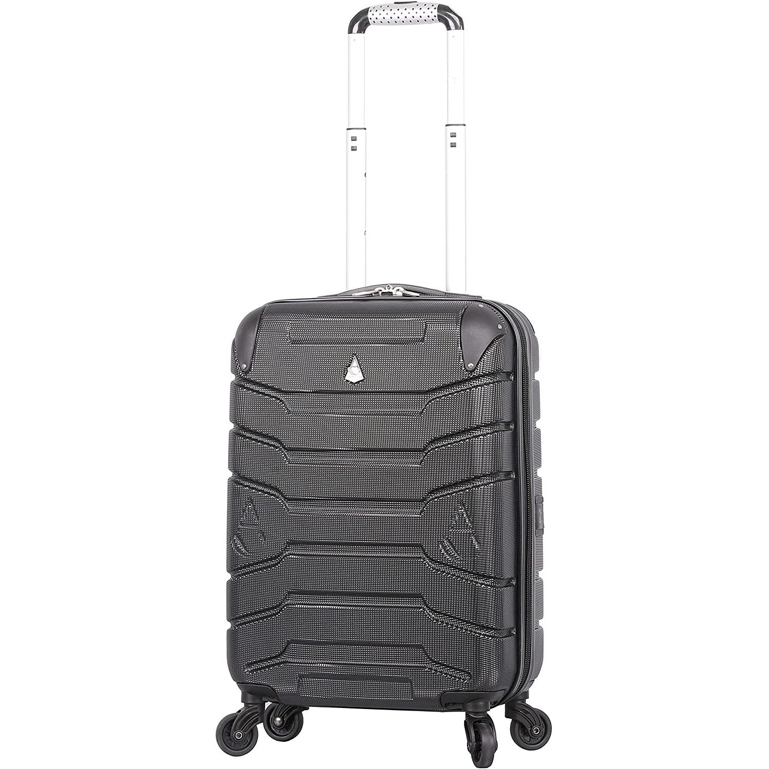 Aerolite Lightweight 4 Wheel ABS Hard Shell Travel Spinner Luggage Suitcases With Inbuilt Luggage Scale (25" & 29"), 3-Digit Combination Barrel Padlock, 5 Year Warranty (Cabin 21", Medium 25", Large 29") - Aerolite UK
