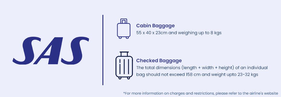 Scandinavian (SAS) Airline Approved Luggage | Aerolite Luggage UK –  Aerolite UK