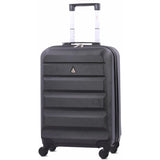 Aerolite (55x38x20cm) Emirates Max Size Hard Shell Carry On Hand Cabin Luggage Suitcase with 4 Wheels, Fits Ryanair, British Airways, easyJet & Many More - Aerolite UK