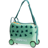 Aerolite MiniMax Childrens Ride-On Suitcase Fits 45x36x20cm EasyJet Maximum Size Kids Hand Luggage With Wheels 29L - Aerolite UK