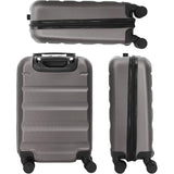 Aerolite 55cm Lightweight Hard Shell 8 Wheels Cabin Suitcase 21" (55x35x20cm), Approved for Ryanair (Priority), easyJet Plus, British Airways, Virgin Atlantic, Jet2 and More (x2 Set) - Aerolite UK