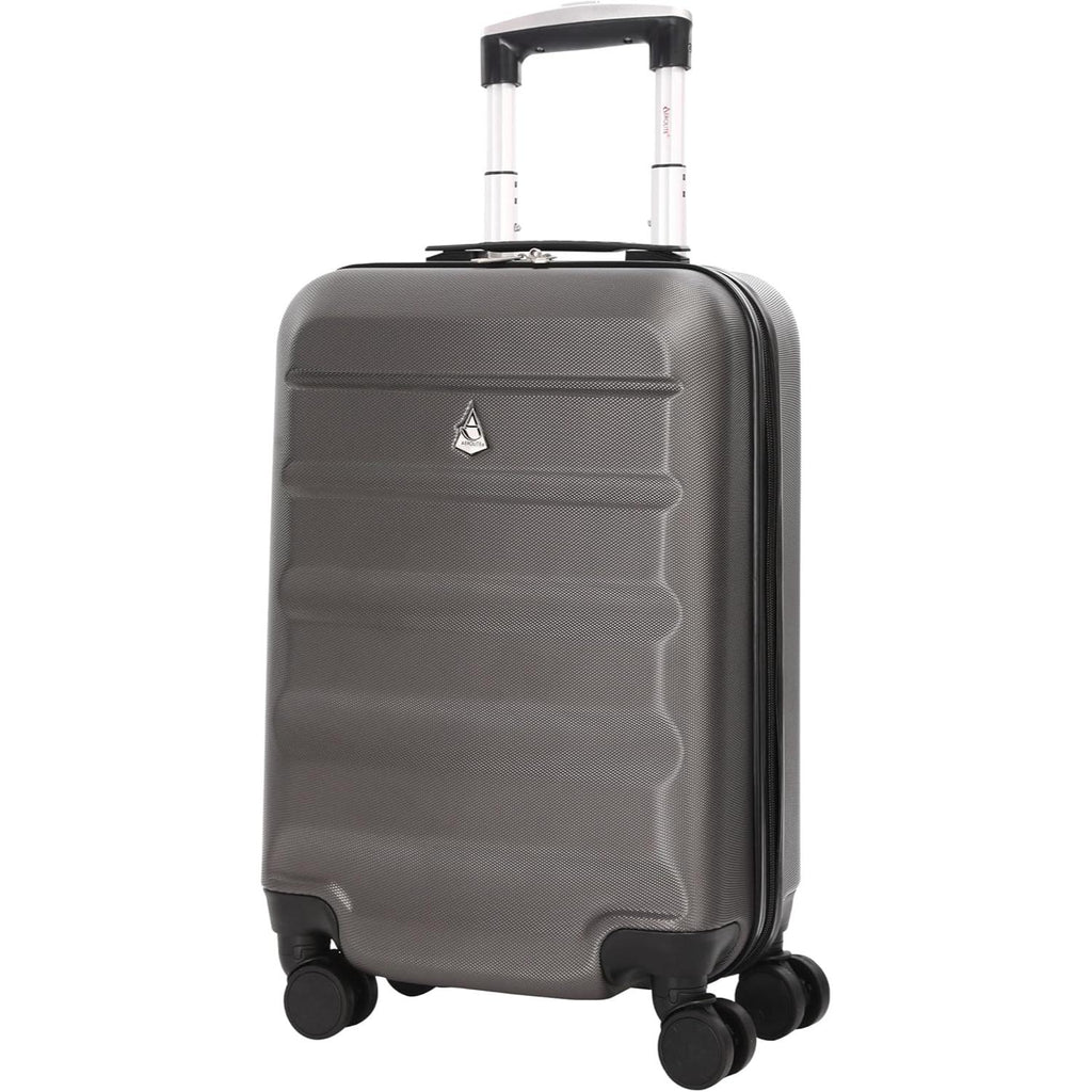 Aerolite 55cm Lightweight Hard Shell 8 Wheels Cabin Suitcase 21