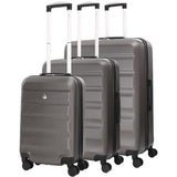 Aerolite Lightweight Hard Shell Suitcase Luggage Set with 4 Spinner Wheels (Cabin, Medium & Large) - Aerolite UK