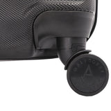 Aerolite suitcase handle and zipper close-up