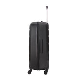 Aerolite Hard Shell Suitcase Luggage Group Travel Bundle - 2 x 21 Cabin Hand Luggage + 1 x Large 29" Hold Luggage Suitcase (3 Piece Luggage Set) - Black - Aerolite UK