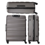 Aerolite 25" (69x50x27cm) Medium Lightweight Hard Shell Checked In Hold Luggage Suitcase with 8 Wheels, 82L Capacity - Aerolite UK