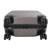 Aerolite suitcase bottom view with wheels