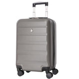 Aerolite (55x35x25cm) Hard Shell Carry On Hand Cabin Luggage Suitcase with 4 Wheels, Max Size for Air Europa, Air France, Alitalia, KLM & Transavia - Aerolite UK