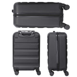 Aerolite (55x35x25cm) Hard Shell Carry On Hand Cabin Luggage Suitcase with 4 Wheels and Built - in TSA Combination Lock, Max Size for Air Europa, Air France, Alitalia, KLM & Transavia - Aerolite UK