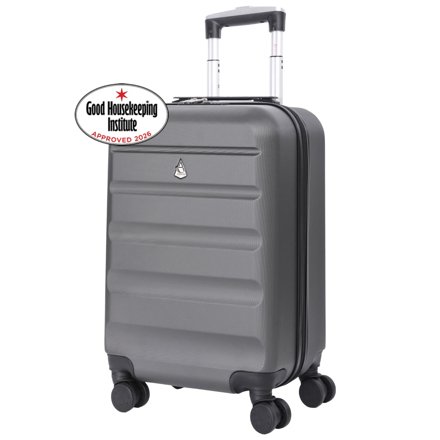 Hard Shell Carry On Hand Cabin Suitcase 4 Wheels Built TSA Combination Lock Max Air Europa Air France Alitalia KLM & Transavia