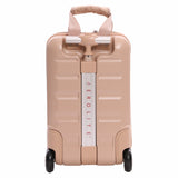 Aerolite 40x20x25cm Ryanair Approved Cabin Bag – Lightweight 2-Wheel Hard Shell Underseat Luggage with TSA Lock – Eco-Friendly Interior – Beige