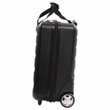 Aerolite Ryanair Approved Cabin Bag 40x20x25cm– Lightweight 2-Wheel Hard Shell Underseat Trolley with TSA Lock – Eco-Friendly Interior – Black