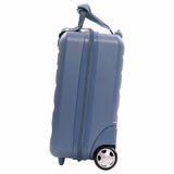 Aerolite 40x20x25cm Ryanair Approved Cabin Bag – Lightweight 2-Wheel Hard Shell Underseat Luggage with TSA Lock – Eco-Friendly Interior – Blue