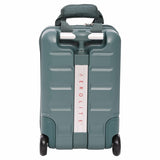 Aerolite 40x20x25cm Ryanair Approved Cabin Bag – Lightweight 2-Wheel Hard Shell Underseat Luggage with TSA Lock – Eco-Friendly Interior – Forest Green