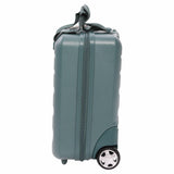 Aerolite 40x20x25cm Ryanair Approved Cabin Bag – Lightweight 2-Wheel Hard Shell Underseat Luggage with TSA Lock – Eco-Friendly Interior – Forest Green