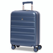 Aerolite Expandable 55x40x20cm to 55x40x23cm Ryanair Priority, Wizz Air Priority, Lufthansa Max Size Lightweight Hard Shell Carry On Hand Cabin Luggage Suitcase with 4 Wheels (BLUE)