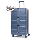 Aerolite 101L Extra Large Hard Shell Trunk Suitcase – Deep Packing, 4+1 Spinner Wheels, TSA Lock  - Blue