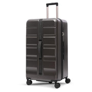 Aerolite 101L Large Trunk Suitcase with 4+1 Spinner Wheels, ABS Hard Shell Luggage with TSA Lock, Lightweight Check-in Travel Suitcase Trunk - Charcoal