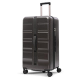 Aerolite 101L Large Trunk Suitcase with 4+1 Spinner Wheels, ABS Hard Shell Luggage with TSA Lock, Lightweight Check-in Travel Suitcase Trunk - Charcoal