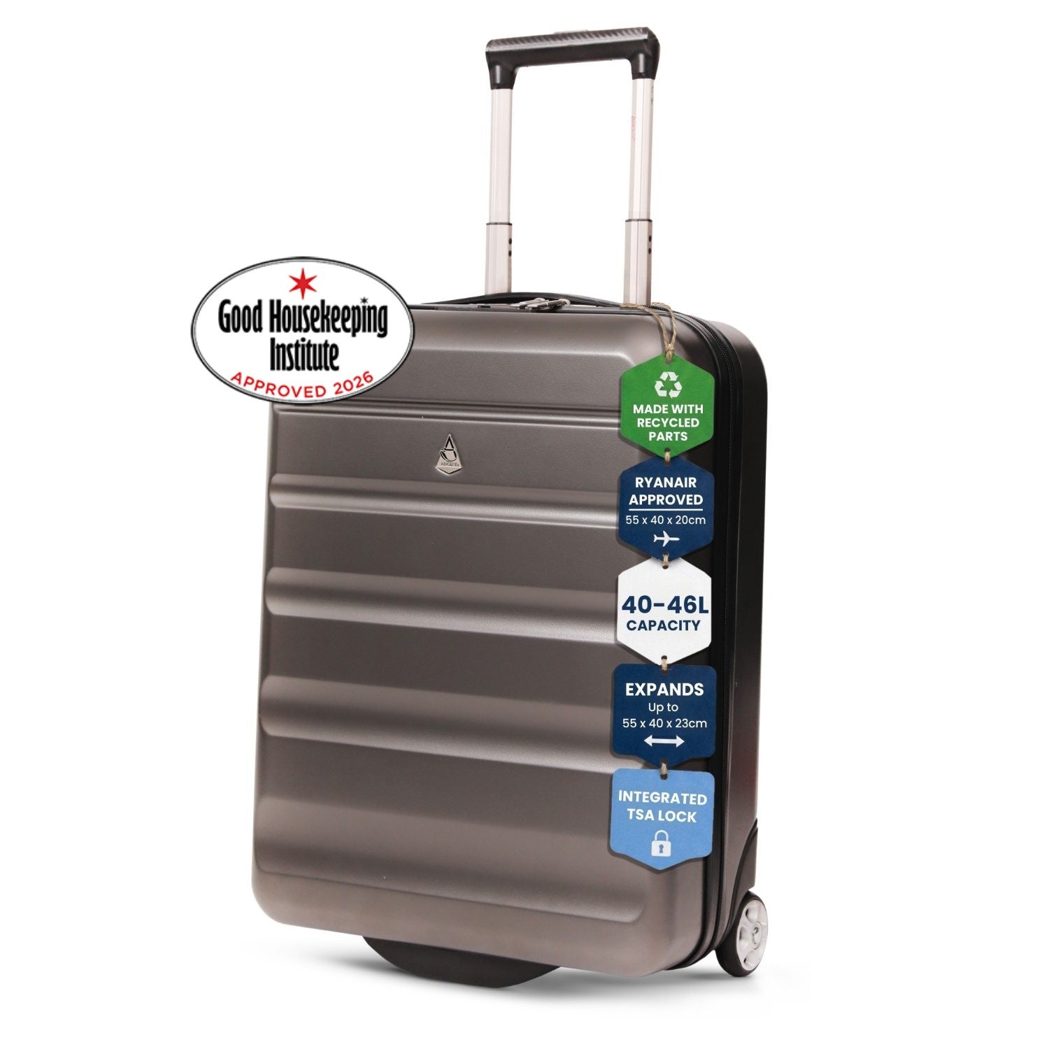 55x40x20 23cm Expandable Cabin Ryanair & Wizz Air