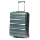 Aerolite Expandable 55x40x20-23cm Cabin Luggage – Ryanair & Wizz Air Priority Max Size Hard Shell Carry-On Suitcase with 2 Wheels & TSA Lock – 40L to 46L - Forest Green