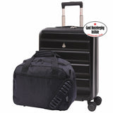 Aerolite Ryanair Priority Max Cabin Bag Bundle – Expandable 55x40x20/23cm Hard Shell Suitcase + 40x30x20cm Underseat Bag (Latest Ryanair Size), Airline-Approved Carry-On Luggage Set with TSA Lock